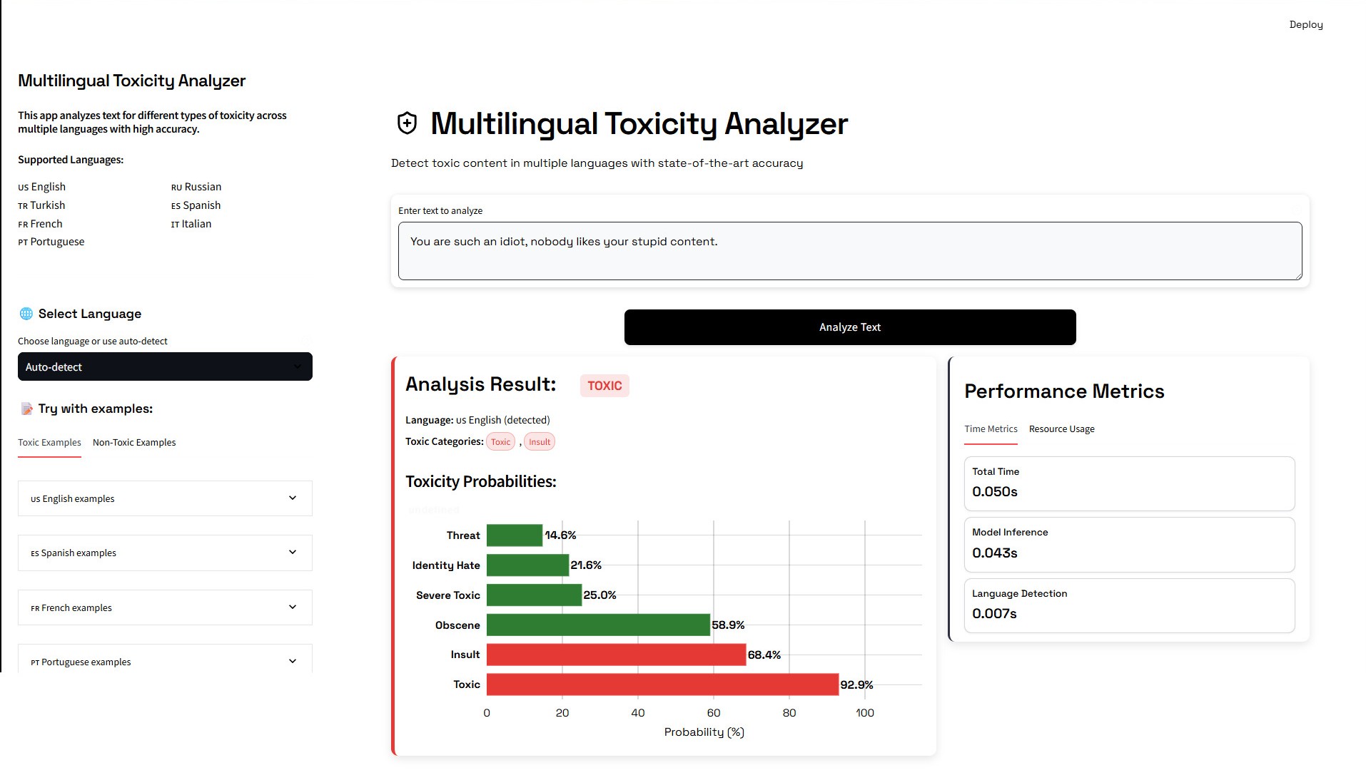Toxic Comment Classification using Deep Learning